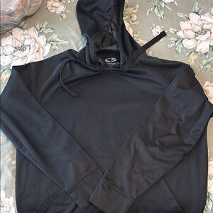 Black Champion Hoodie with Drawstring